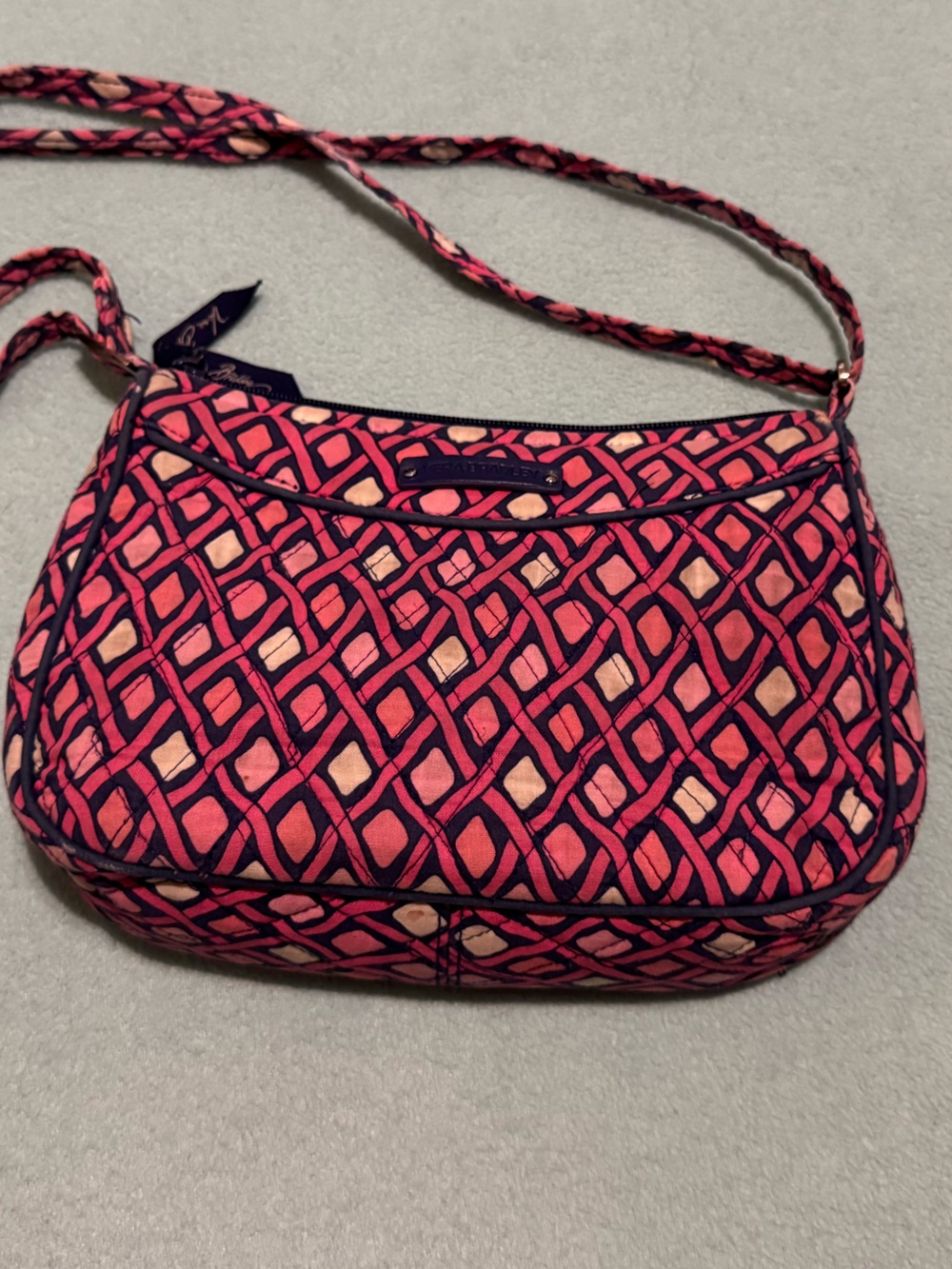 Vera Bradley Katalina Pink Diamonds Little Crossbody